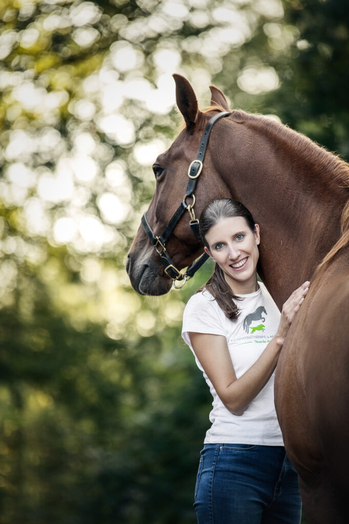 Ricarda Meyer mit Pferd